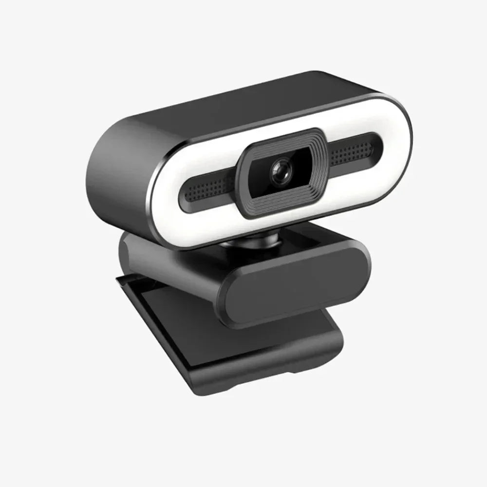 USB-webbkamera med mikrofon och utfyllnadsljus – 2K/4K-val
