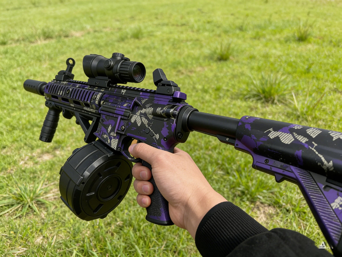 M416 Taktisk Gel Blaster Lila/Svart