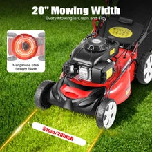 Bensindriven gräsklippare 140cc 4-taktsmotor 51 cm klippbredd