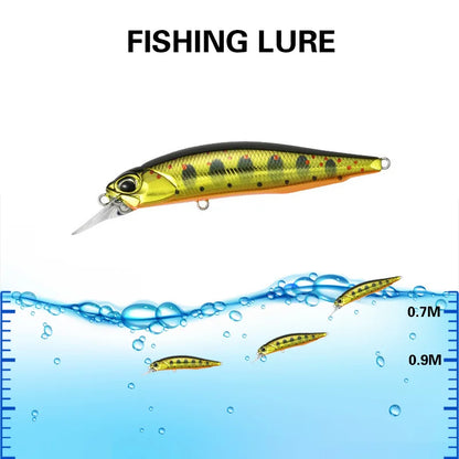 Minnow Fishing Lure Wobbler Rozante 77SP Long Cast Hover Swaying Lure Jerkbait Artificial Bait Culter 77mm/63mm Alburnus Bait