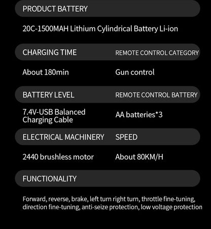 KF18 1/14 RC Drift Car 80KM/H 4WD 2.4G High Speed Off-Road Racing Car Brushless 3S Remote Controller Car Truck Toy For Gift