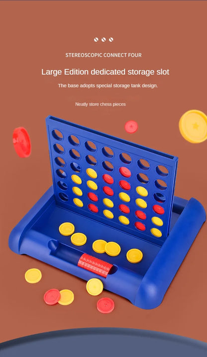 Klassiskt Fyra i rad-spel för barn