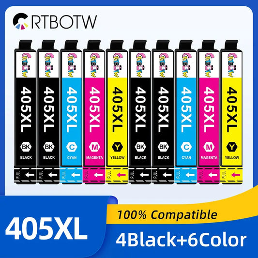 405XL 405 XL Bläckpatron Kompatibel för Epson Workforce