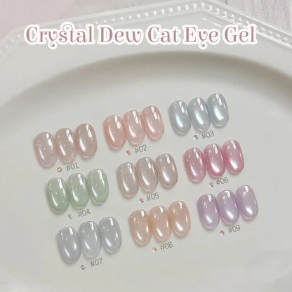 1-12pcs SHAKA Autumn Tanhua Cat Eye Pink Transparent Color Gel Nail Polish 2026 New Simple And Generous Halloween Nail Gel
