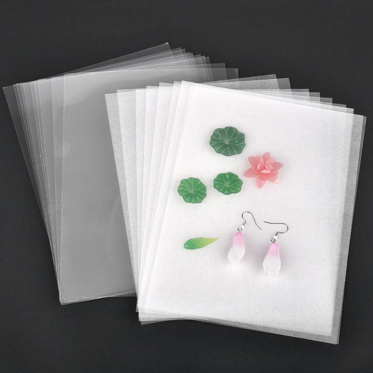 10Pcs Shrink Plastic Sheets DIY Fun Thermal Shrink Film Translucent Shrink Art Film Papers Handmade Supplies Making Party Decor