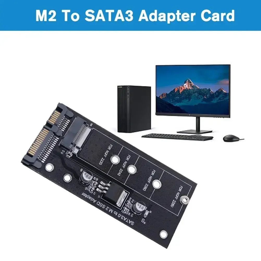 M.2 SATA/NGFF till SATA III-adapter – 6 Gbit/s