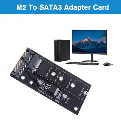 M.2 SATA/NGFF till SATA III-adapter – 6 Gbit/s