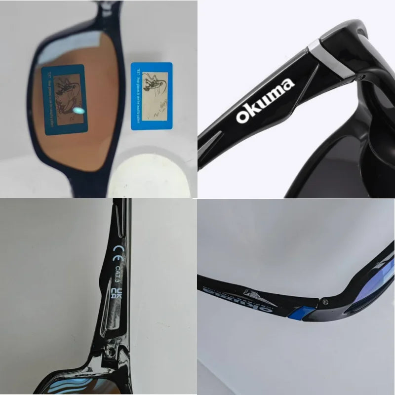 Okuma Polariserade Sportsolglasögon – UV400-skydd för cykling, körning och fiske