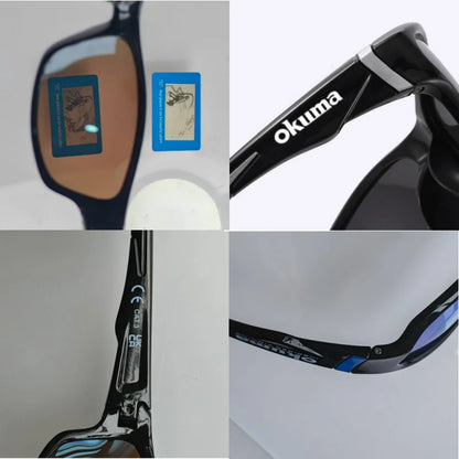 Okuma Polariserade Sportsolglasögon – UV400-skydd för cykling, körning och fiske