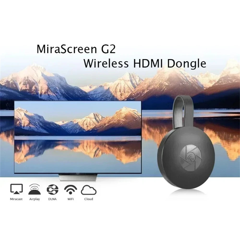 1080P G2 For MiraScreen Display Anycast Wifi HDMI-compatible Portable Miracast Dongle Compatible For TV Android Ios Mirror Scree