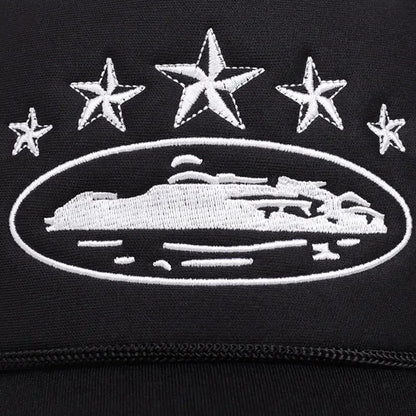 New Unisex Print Baseball Hats New Unisex Hip Hop Breathable Personal Sunshade Mesh Versatile Street Fashion Trucker Caps