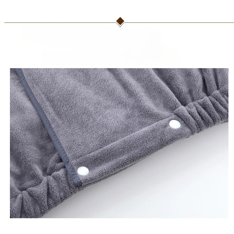 Microfiber Sauna Towel Thicken Strong Water Absorption Beauty Bath Dress Wearable Bath Towel for Beauty Salon Spa Bathrobe Skirt