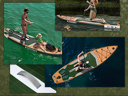 EGGORY 11FT Uppblåsbar SUP-bräda – 335×81×15 cm, Max 150 kg, Komplett Set