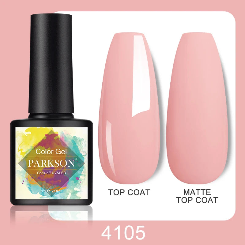 Parkson No Wipe Top Base Coat Nail Gel polish Design Enhancer Varnish Semi Permanent Soak Off UV LED Nail Art Tool