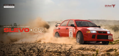 1/7 RC Rally Car 4WD For Mitsubishi Lancer EVO 6.5 Competition Grade Brushless High Speed RTR Remote Control Racing Vehicle