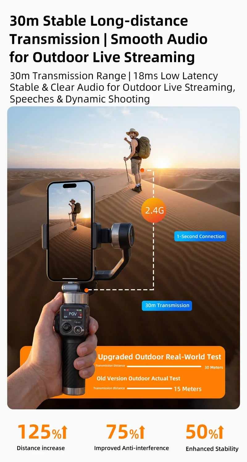 Wireless Mini Lavalier Microphone Live Broadcast Gaming Recording Interview Vlog Professional Microphone for iPhone iPad Android