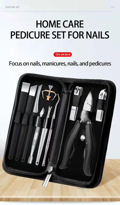Nail Clipper Set for Paronychia Home Pedicure Tool Portable MEN'S High-grade Manicure Knife Dead Skin Scissors