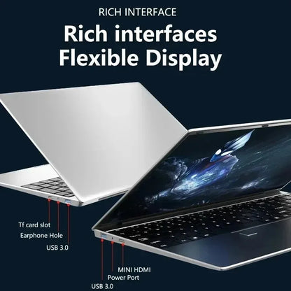 PC Notebook 15.6" Laptop Intel Core i9 10980HK 32GB RAM 2TB SSD Office Gamer Laptops Fingerprint UnIock Windows 11 Pro