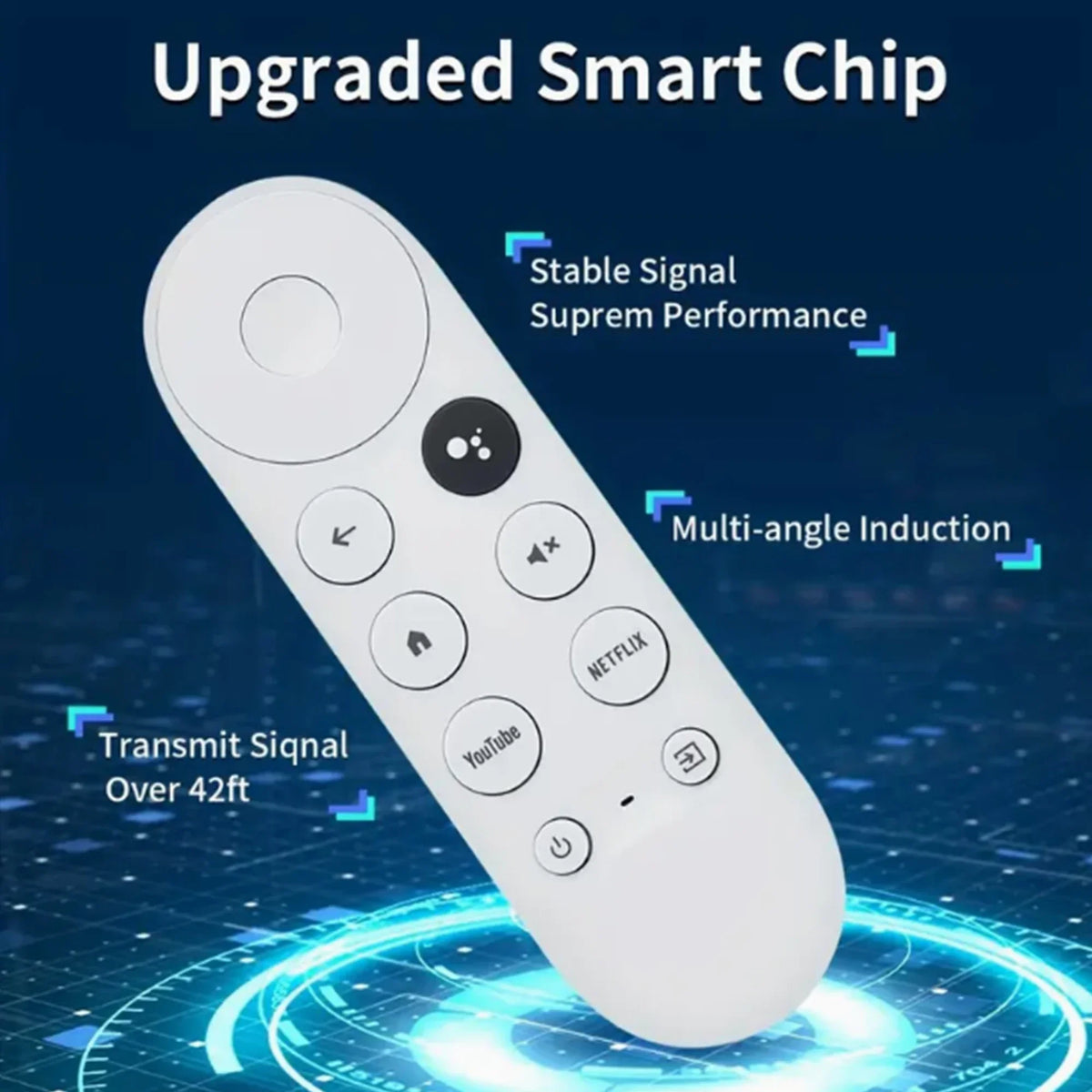 PHONEPACE G9N9N ersättningsfjärrkontroll för Chromecast med Google TV