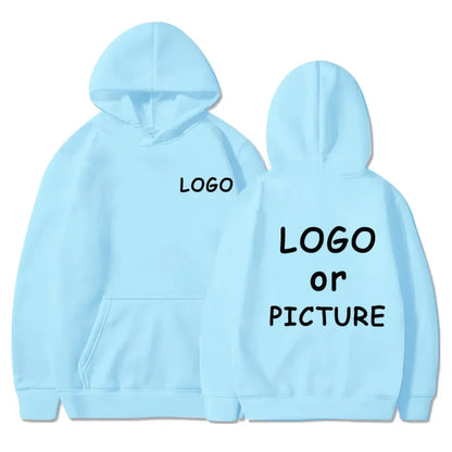 Hoodie Eget Logotyp & Tryck – Enfärgad | Reklamkläder & Streetwear
