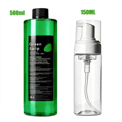 Ultra Concentrated Green Soap Tattoo Foaming Bottle – Tattoo Supplies for Tattoos, Piercings, Skin and Equipment Cleaning
