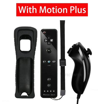2 in 1 Wireless Controller For NS Wii Gamepad Set Motion Plus Remote Controller Joypad for NS Wii Games Control Accessories