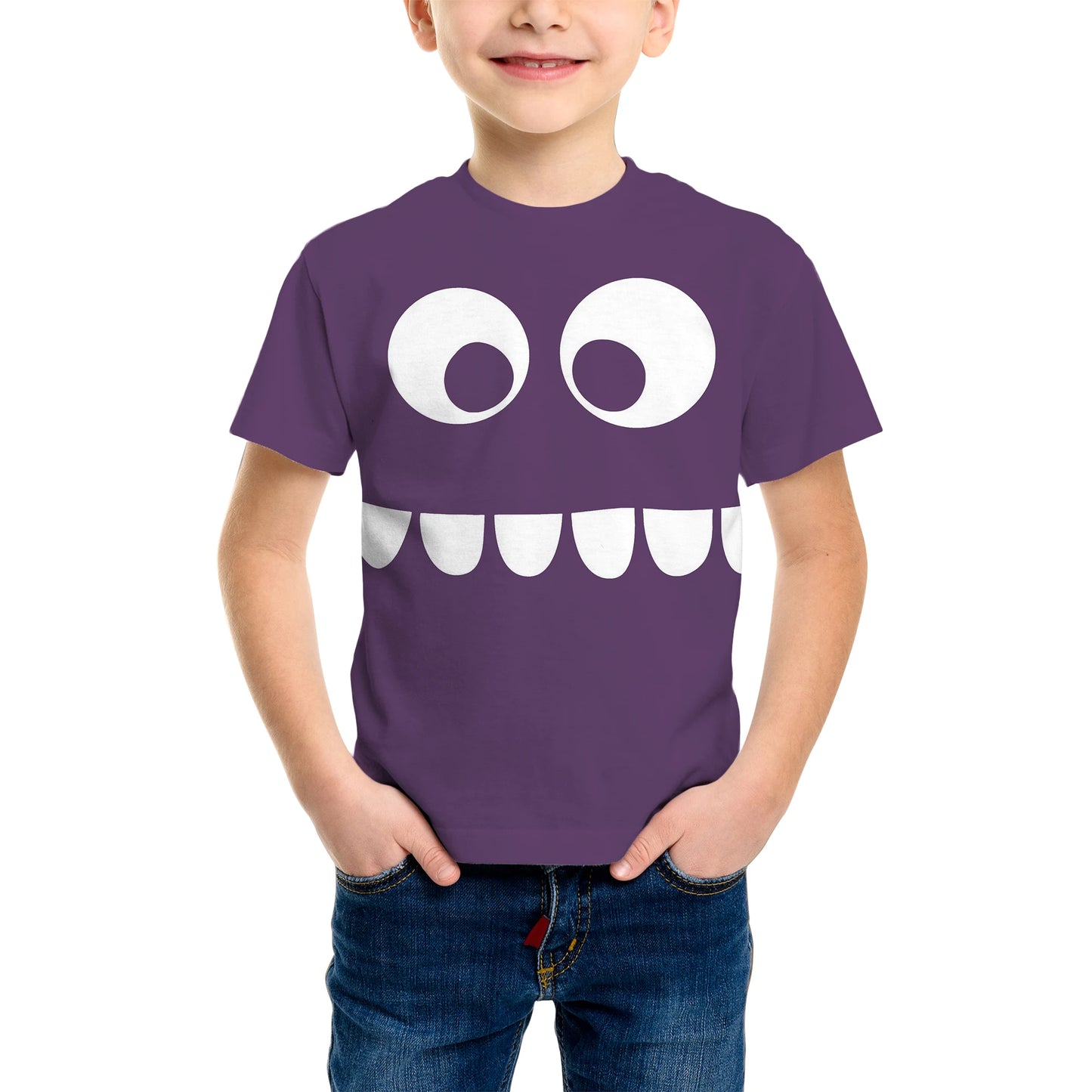 Casual Game Pattern Children's T-Shirt Boy Tops Baby Summer Short Sleeve Clothes Kids 3-12 Years Tees Novelty Children T-Shirt