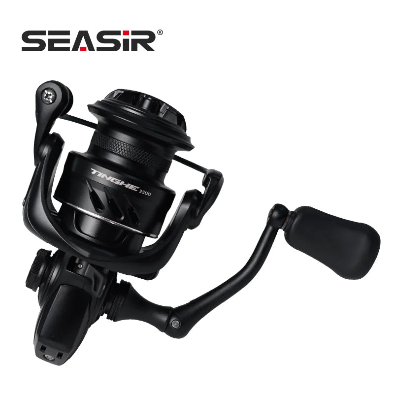 SEASIR TINGHE Spinning Fiskerulle – Max 20kg Drag, 5.2:1, Saltvattensskyddad, Aluminiumhandtag, 2500–6000