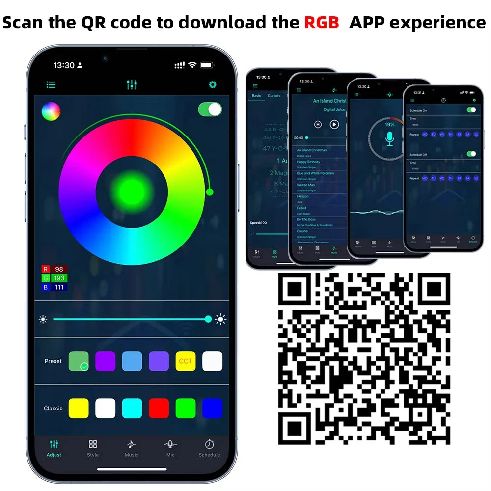 Smart Utomhusspot Trädgård – App & Fjärr, RGB/Varmvit, IP65, 16 Milj Färger, 4/6/12-pack, EU/US