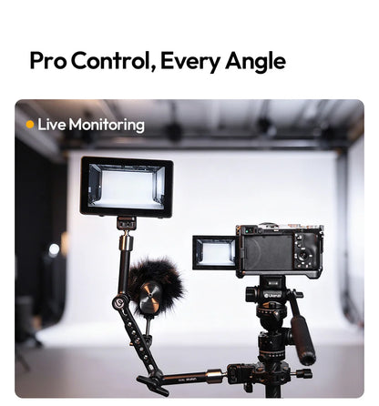 Ulanzi TA10 43cm Magic Articulating Arm with 1/4" 3/8" Screw Hole Mount NATO 3 Section for DSLR Monitor Light Camera Accessories