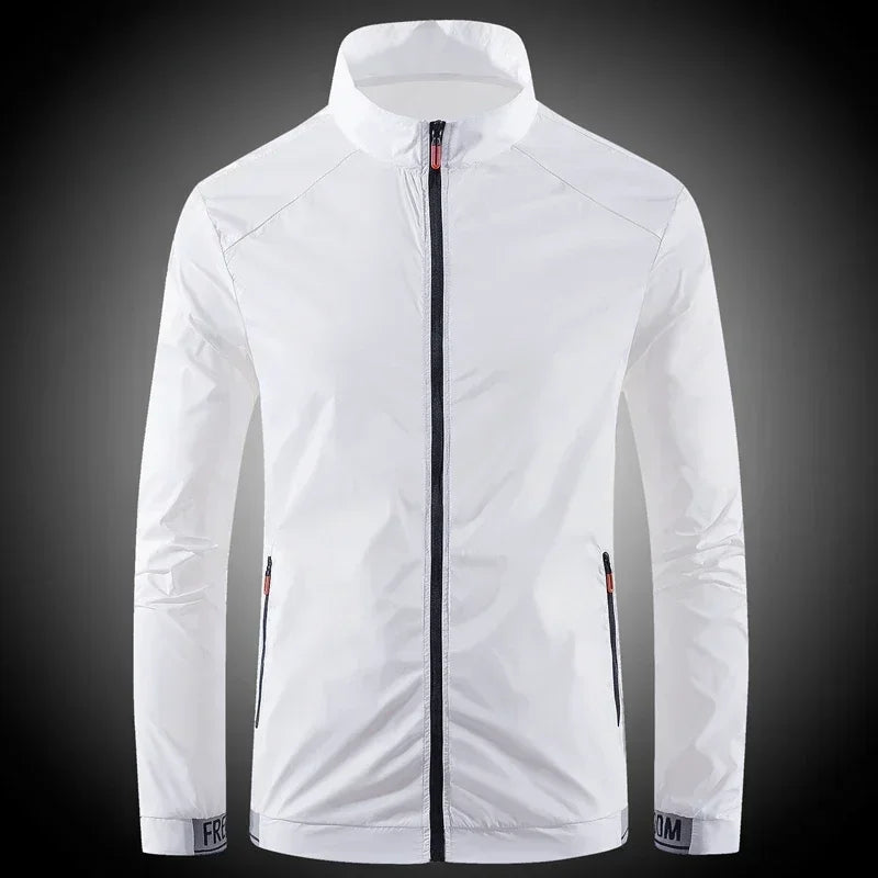 Unisex Lättviktig Friluftsjacka – Vattentät Snabbtorkande Skin Jacket för Vandring, Camping & Fiske, 3 Färger
