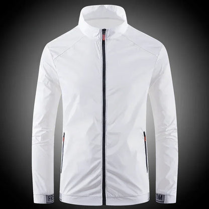 Unisex Lättviktig Friluftsjacka – Vattentät Snabbtorkande Skin Jacket för Vandring, Camping & Fiske, 3 Färger