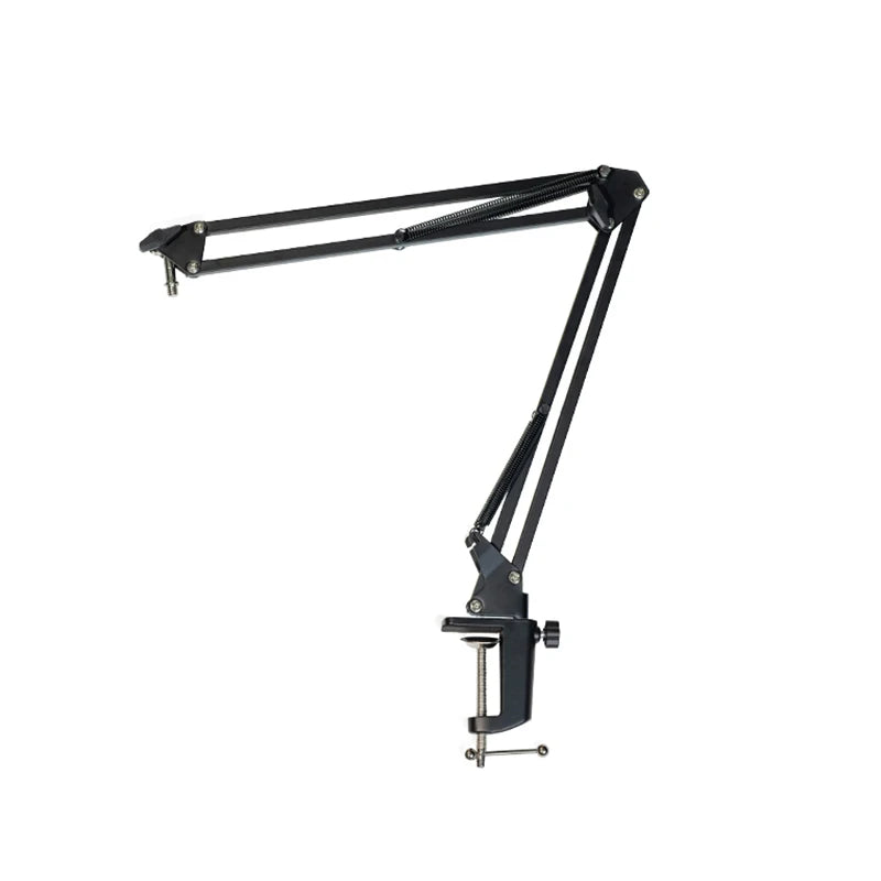 LINIM Microphone Arm Boom,Adjustable Suspension Boom with Heavy Duty Clamp,Scissor Mic Stand for Recording,Gaming