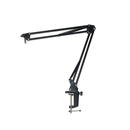 LINIM Microphone Arm Boom,Adjustable Suspension Boom with Heavy Duty Clamp,Scissor Mic Stand for Recording,Gaming