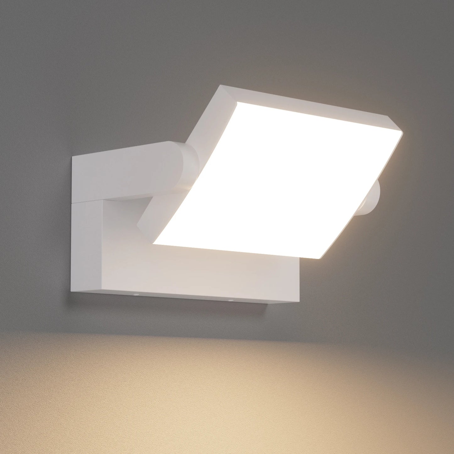 Utomhuslampa Aluminium IP65 – 24W Vridbar LED-panel, Varmvit 3000K, Trädgård & Entré