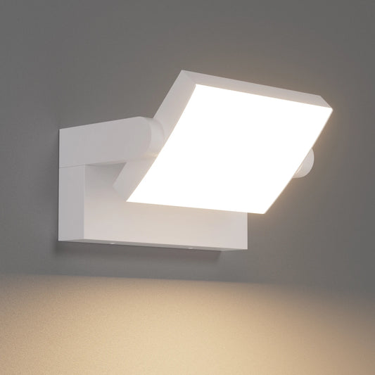 Utomhuslampa Aluminium IP65 – 24W Vridbar LED-panel, Varmvit 3000K, Trädgård & Entré