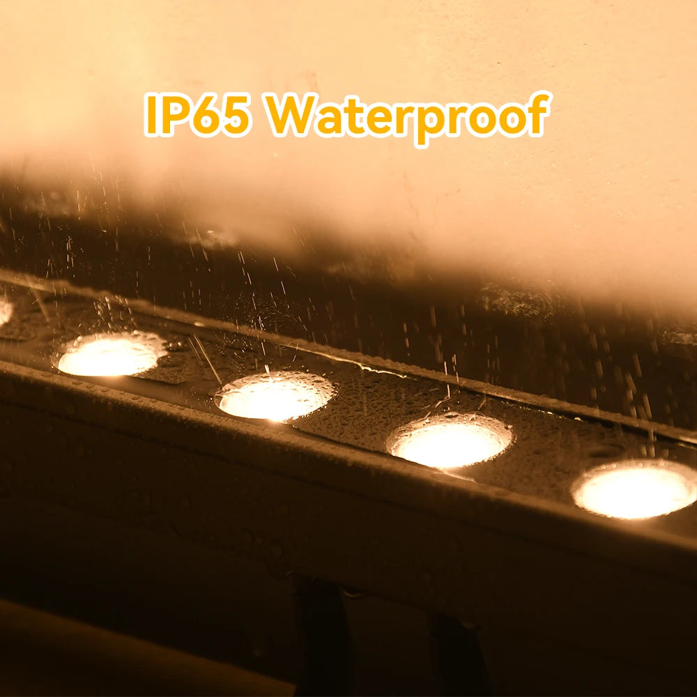 Vägg-Wash LED Utomhus – IP65, Varmvit 3000K, 12W, AC220V, Aluminium, 1/2/4-pack