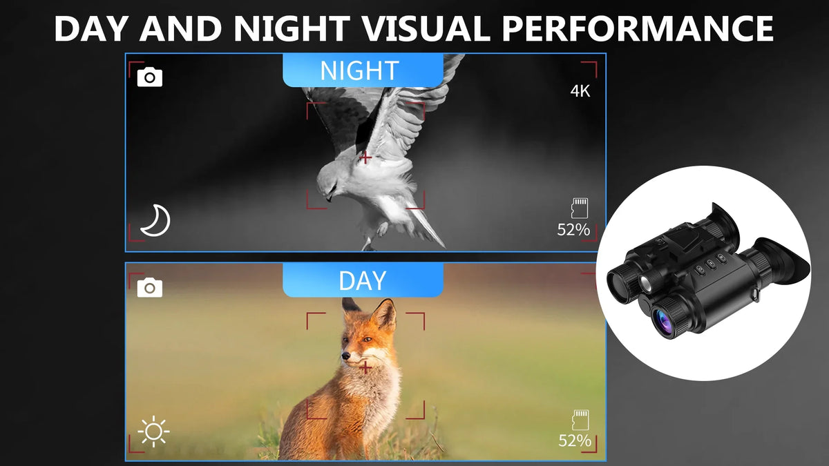 Z9158 600m Night Vision Binoculars with 3500mAh Lithium-Ion Battery Adult Infrared Goggles for Hunting Night Fishing Forest Fire