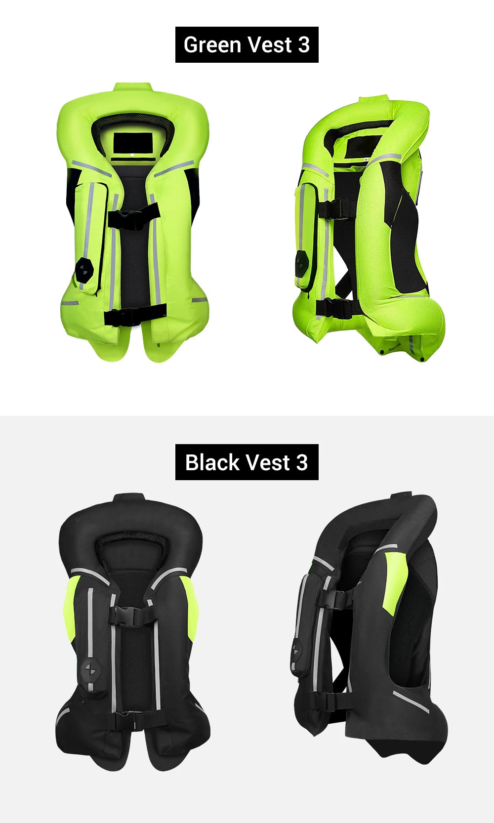 Motorcycle Jacket Motorcycle Air Bag Vest Reflective Motocross Racing Airbag Vest Moto Riding CE Protector Motorcycle Equipment