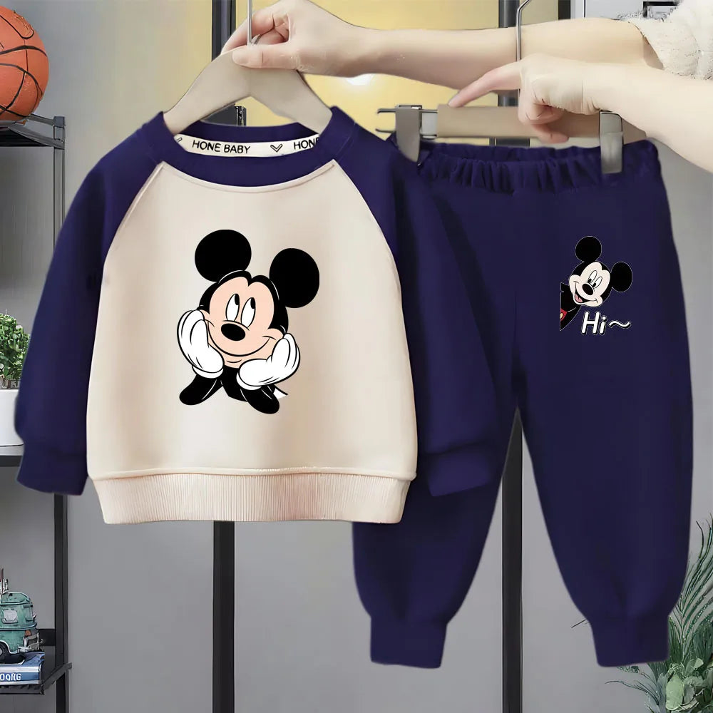 Boys Girls Long Sleeved Sweatshirts Sets Spring Autumn Chidren's Clothing Sets Baby Kids Casual Sweatshirt Set New Tracksuit