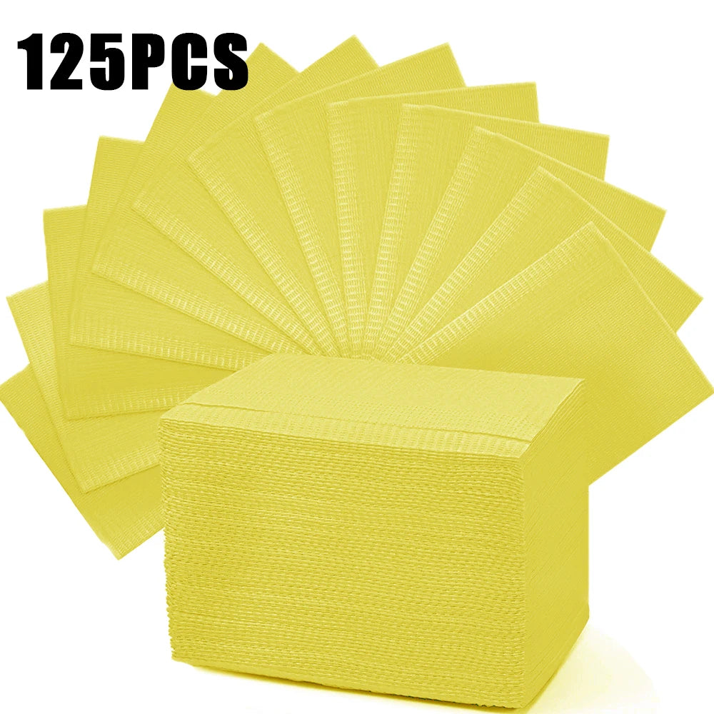 250/125/10pcs Tattoo Clean Pad Disposable Colorful Dental Bibs Tattoo Table Covers Cleaning Wipes Napkin Tattoo Accessories