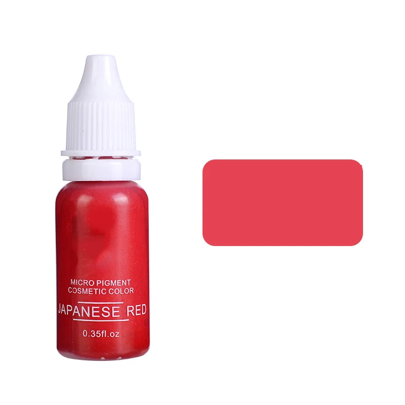 15ml Permanent Makeup Color Natural Eyebrow Dye Plant Tattoo Ink Microblading Pigments For Tattoos Eyebrow Lips Eyelash Set