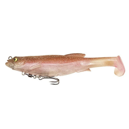 1PC 9cm/9g 12.5cm/21g Zander Pike Fishing Lures Swimbait Paddle Tail Realistic Soft Plastic Lure With Salwater Freshwater Hook