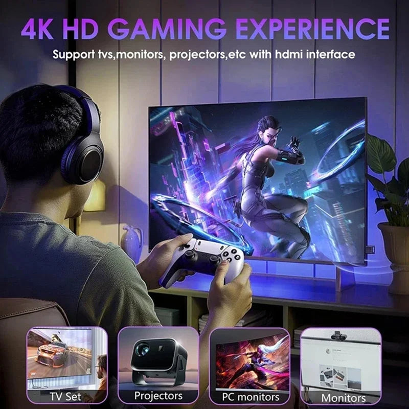 M15 4K TV Game Stick Retro Spelkonsol – 64GB/128GB 20 000–40 000 Spel 23 Emulatorer Trådlösa Handkontroller HDMI