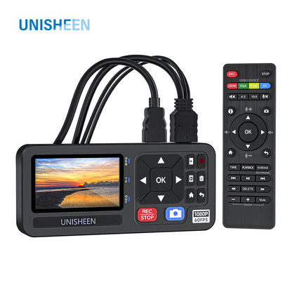 Unisheen UC2700H capture card med 4K 60 Hz-inspelning och HDMI-genomgång