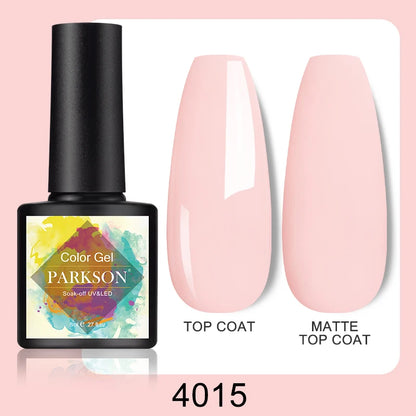Parkson No Wipe Top Base Coat Nail Gel polish Design Enhancer Varnish Semi Permanent Soak Off UV LED Nail Art Tool