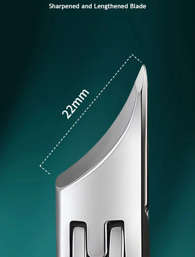 New Pointed-Nose, Beveled, Original Large-Opening Nail Clippers, Pointed-Nose Nail Cutters, Nail Trimmers, Household Pedicure Kn