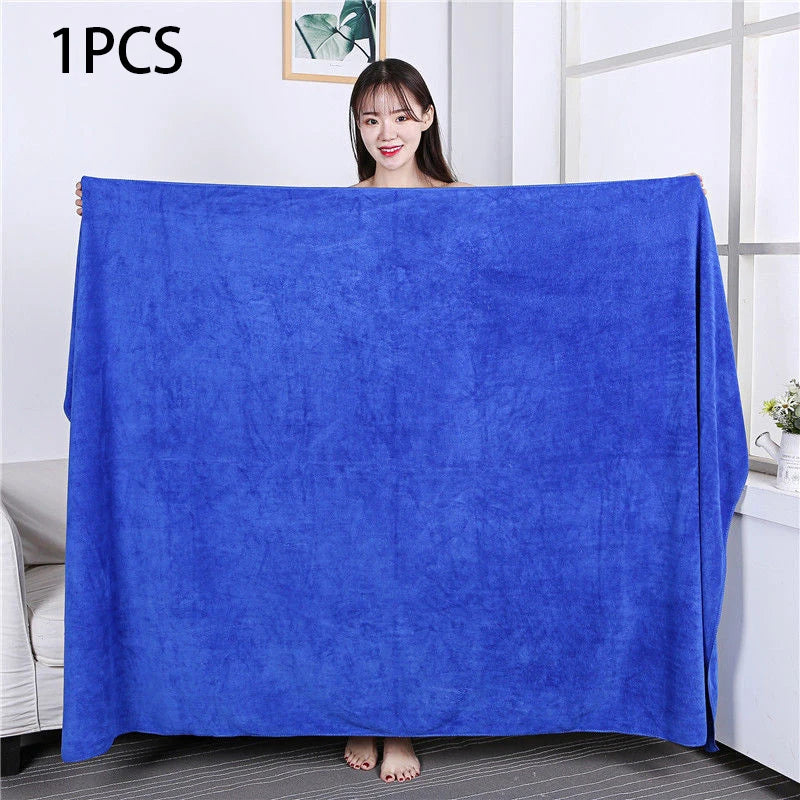Beauty salon towels adult thickening large bath towels that soft absorb water do not shed hair multi-purpose micrmicrofiber towe