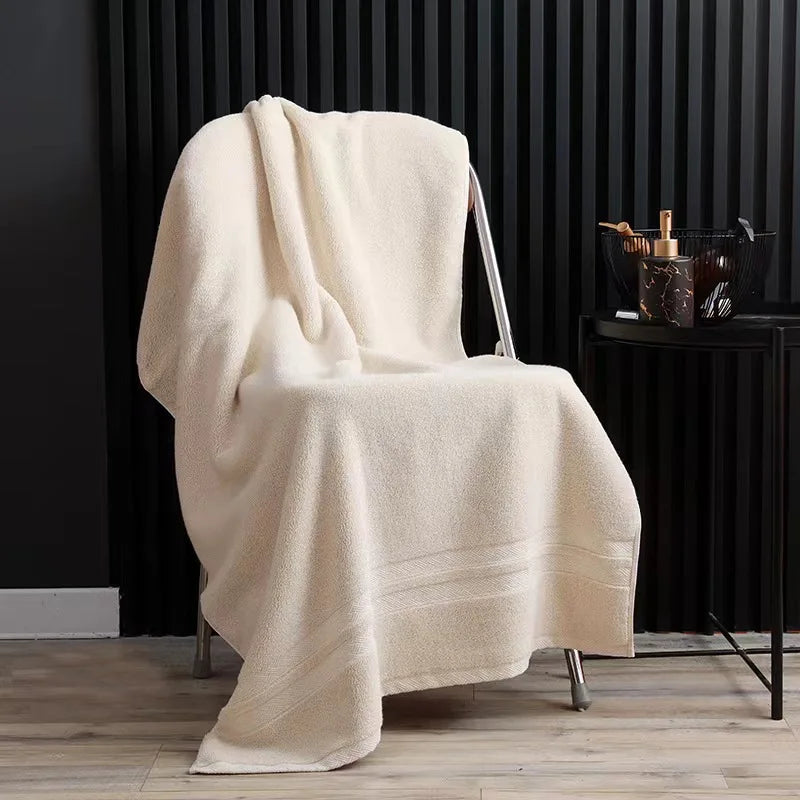 1/2/3pcs Grey Bath Towels Set for Adults - Absorbent Luxury Cotton Towels for Bathroom Home Hotel Beauty Salon Beach Gift Towels