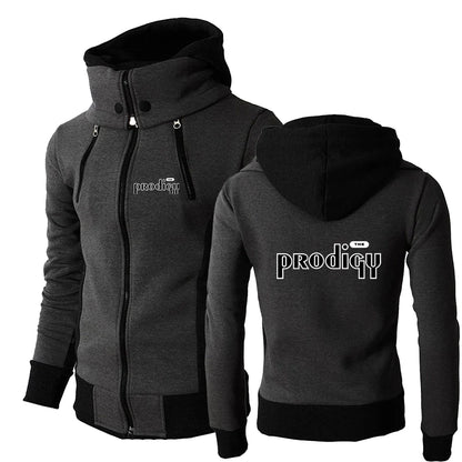 Hoodie-jacka med Dragkedja Herr – Tryckt Streetwear Vår/Höst, S–3XL